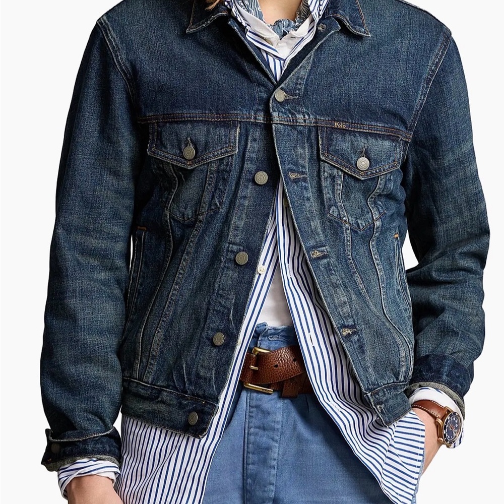 Ralph Lauren Blue Denim Jacket - Picture 3 of 9